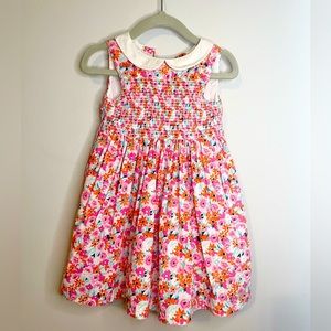Jannie and Jack floral sundress . 12-18 month.